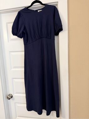 Boden | Dresses | Alexis Boden Green And Navy Peony Jersey Dress